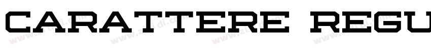 carattere regular字体转换 carattere regular字体转换